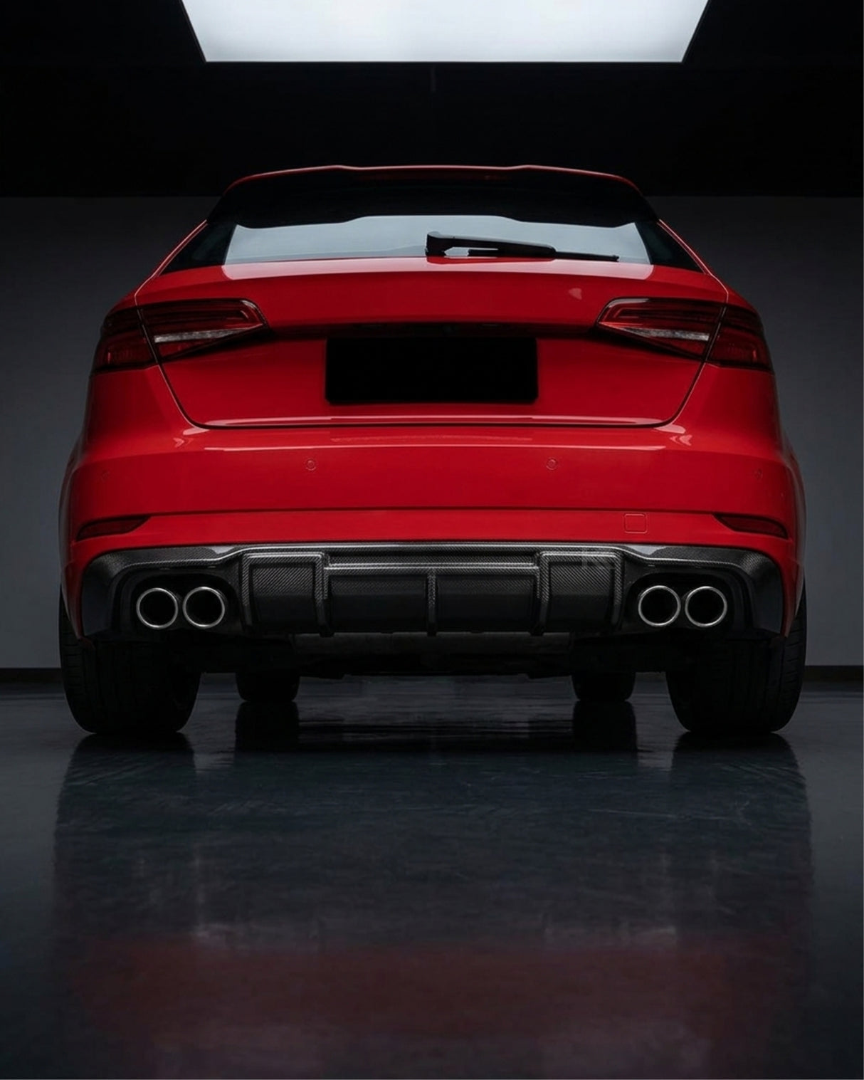 2013–2016 Audi A3 / S3 / RS3 8V Sportback Rear Bumper Diffuser – Carbon Fiber