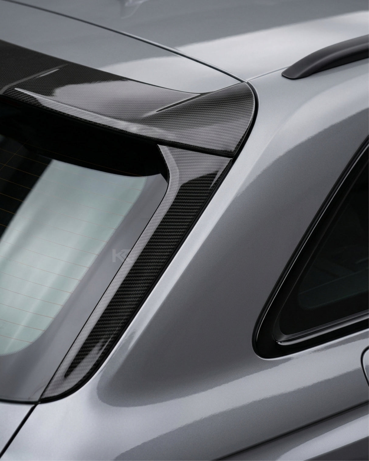 2017–2024 Audi RS4 B9 Avant Single Deck Rear Window Wing Spoiler – Dry Carbon Fiber