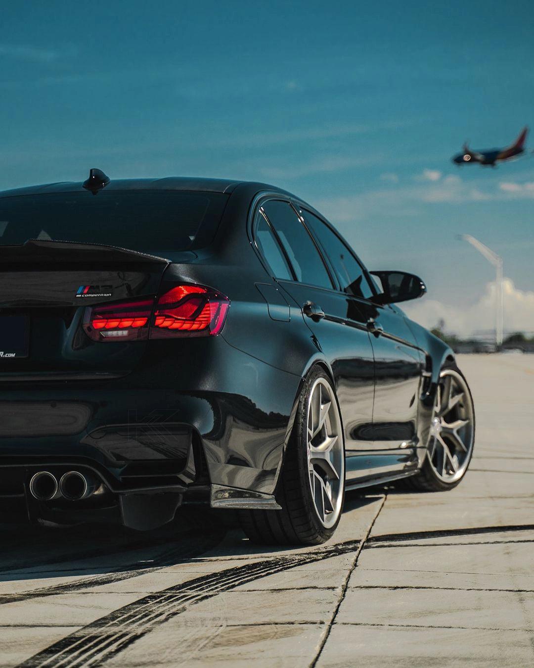 BMW 3 Series F30 F35/M3 F80 Sedan PSM Style Carbon Fiber Trunk Spoiler (2011 - 2019) - K2 Industries