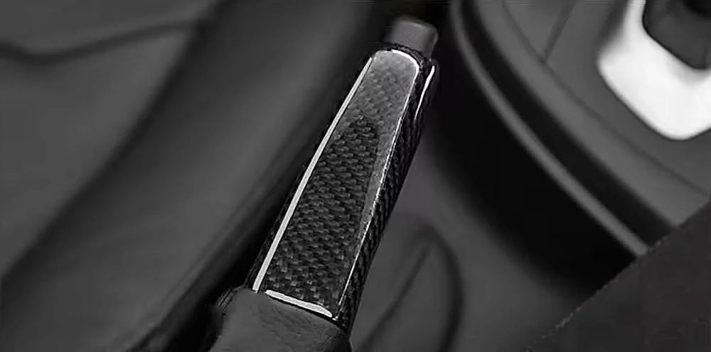 BMW Carbon Fiber Handbrake Lever Cover - K2 Industries