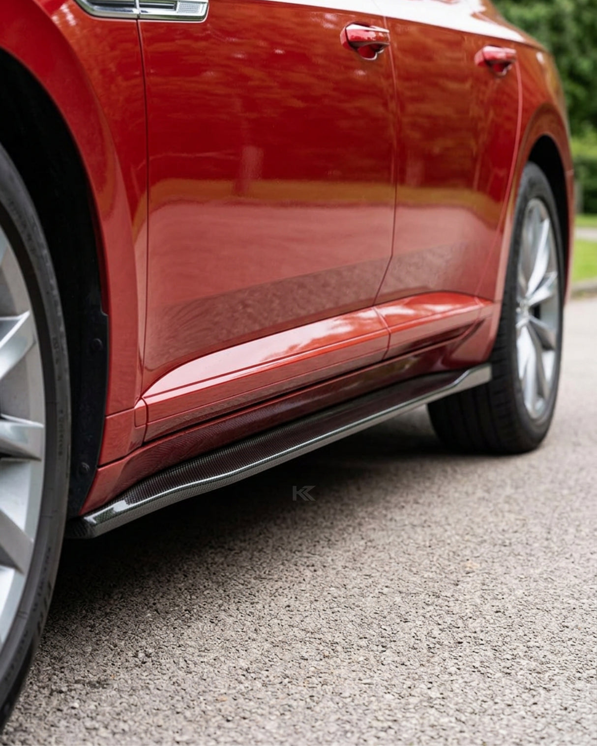 2019–2020 Volkswagen Arteon Side Skirt Winglets – Carbon Fiber