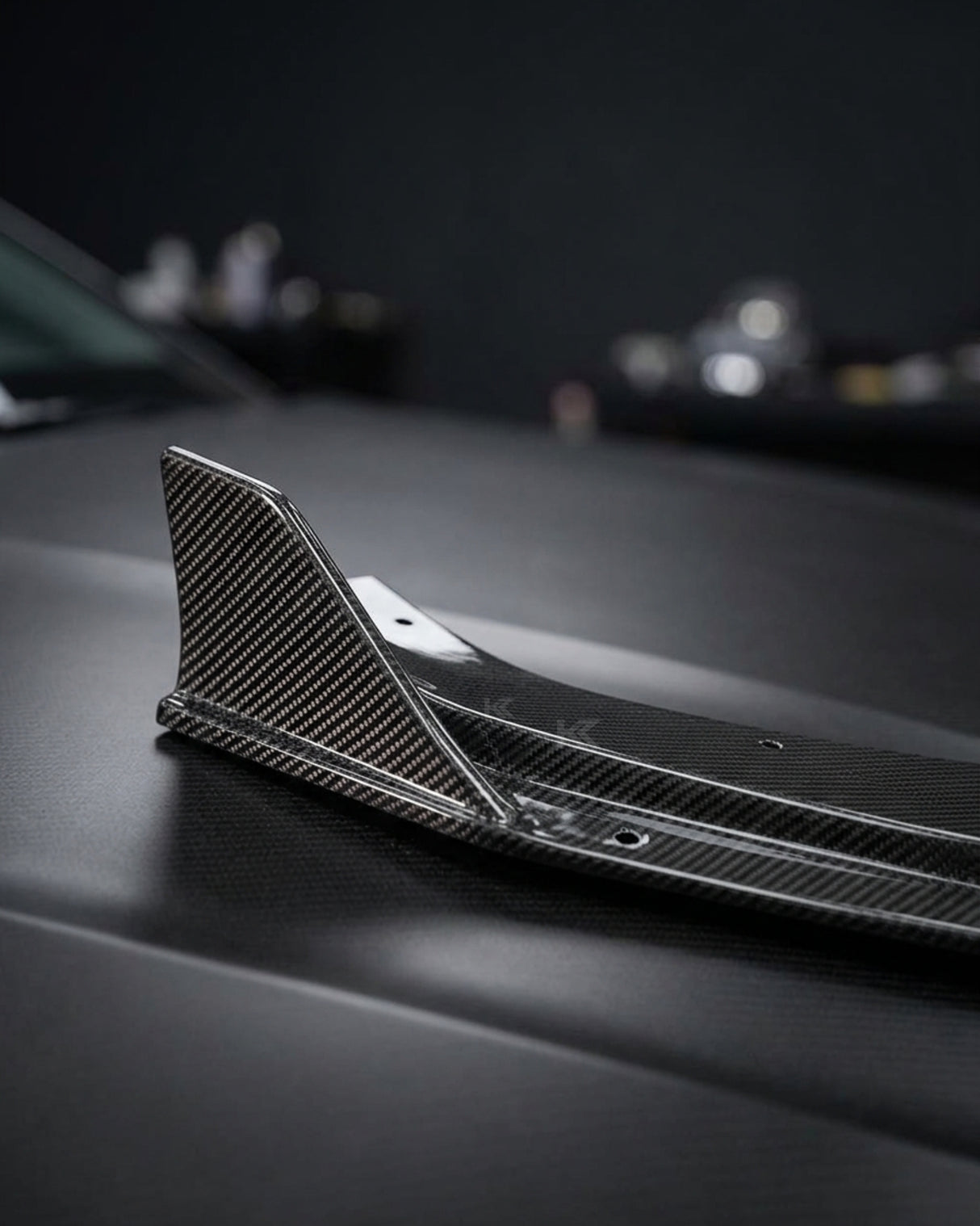 2019–2024 Audi A7 S-Line / S7 4KA Sportback Front Chin Lip Spoiler – Carbon Fiber