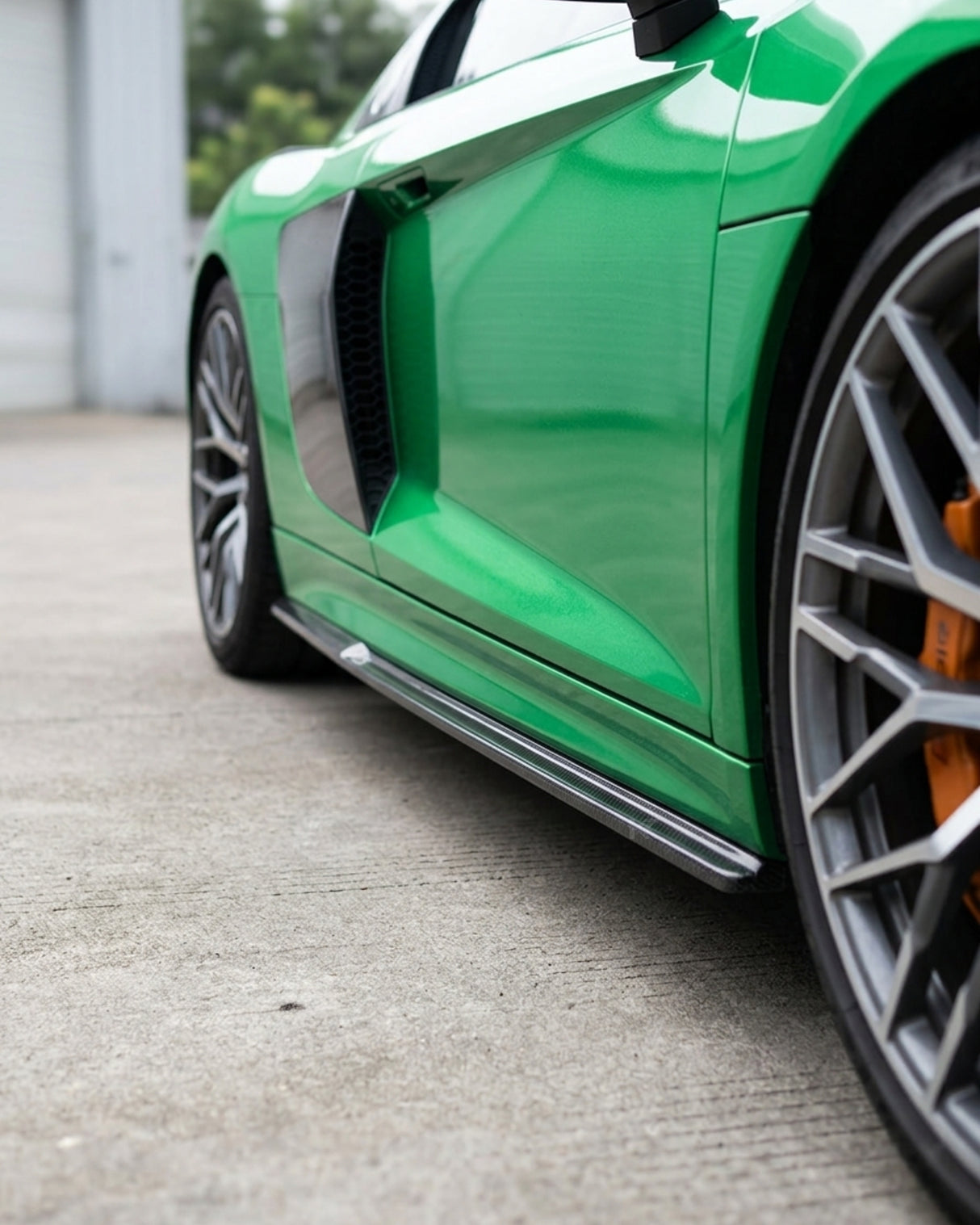 2016–2019 Audi R8 V10 & V10 Plus Coupe Side Skirts – Carbon Fiber