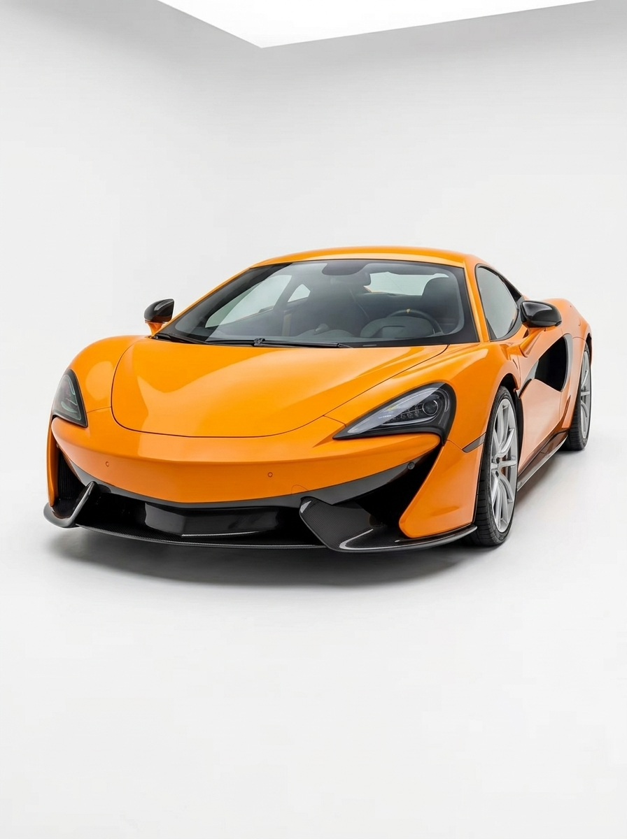 McLaren 570S Bolt-On Front Bumper Lip Splitter - Dry Carbon Fiber