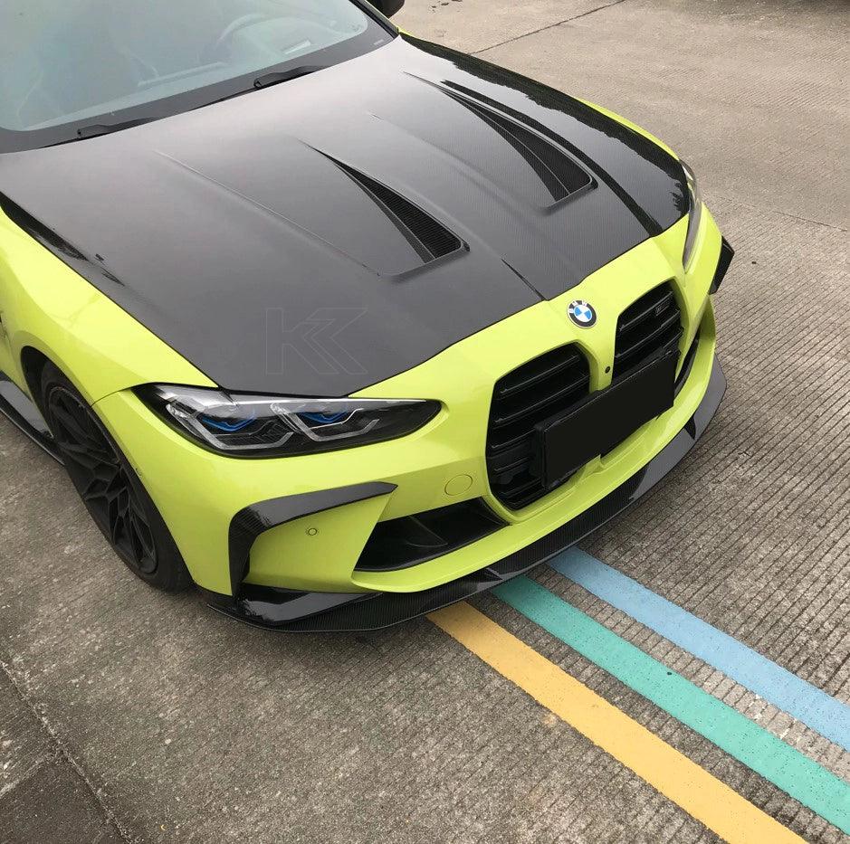 BMW 3 Series G80/G81 M3 & 4 Series G82/G83 M4 Carbon Fiber Front Hood (2019+) - K2 Industries
