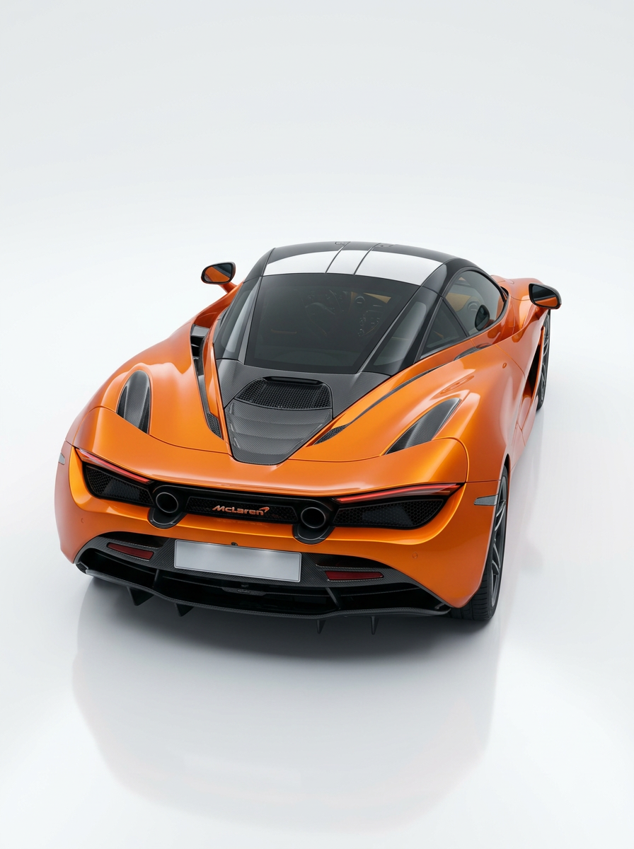 McLaren 720S Spider Dry Carbon Fiber Fender Intake Covers 2017 - 2019 Pair