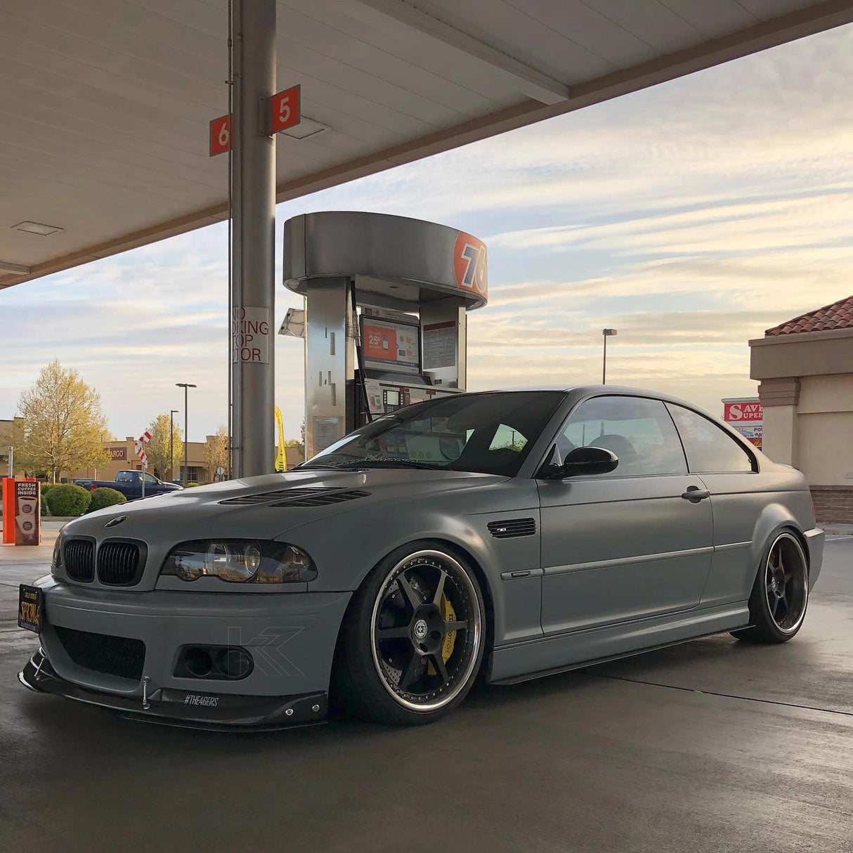 BMW 3 Series E46 M3 AC Style V2 Carbon Fiber Front Lip (2001 - 2006) - K2 Industries