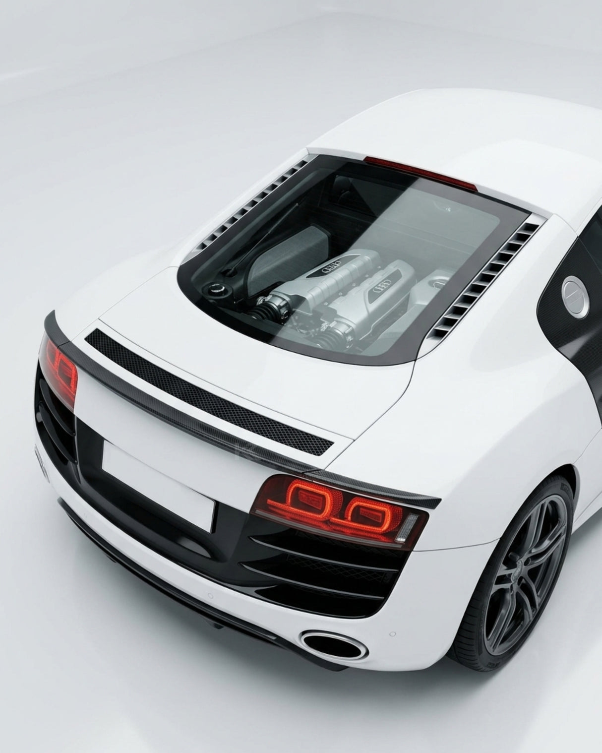 2008–2015 Audi R8 V8 / V10 Coupe Type 42 Rear Deck Wing Spoiler – Carbon Fiber