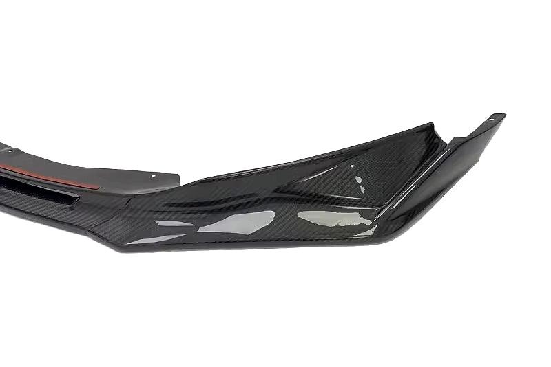 BMW 3 Series M3 M4 G80 G82 V Style Carbon Fiber Front Lip (2019 +) - K2 Industries