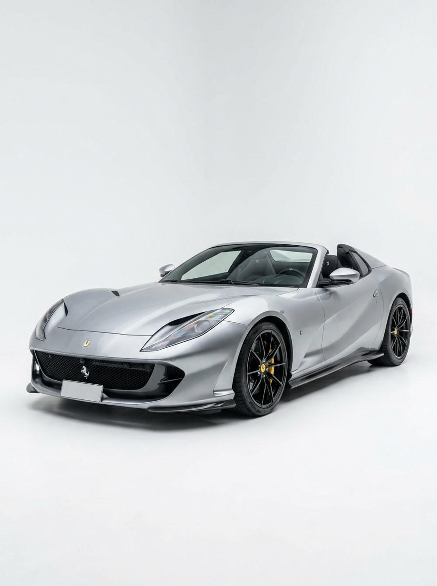 2017 - 2020 Ferrari 812 Superfast GTS Side Skirts - Dry Carbon Fiber
