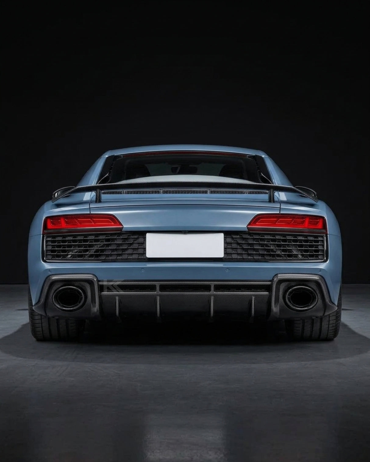 2019–2023 Audi R8 V10 Coupe Rear Bumper Diffuser Lip – Prepreg Dry Carbon Fiber