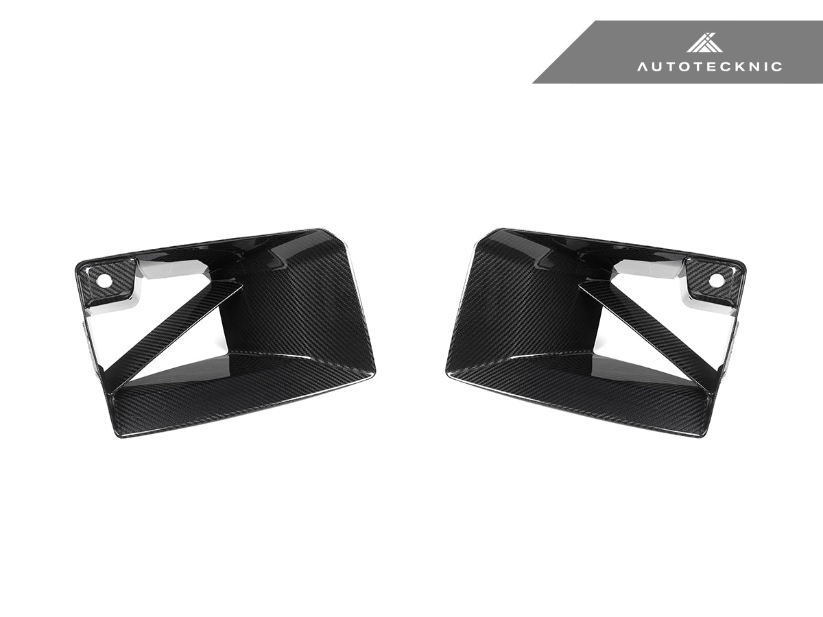 AutoTecknic Dry Carbon Front Bumper Lower Vent Set - G87 M2