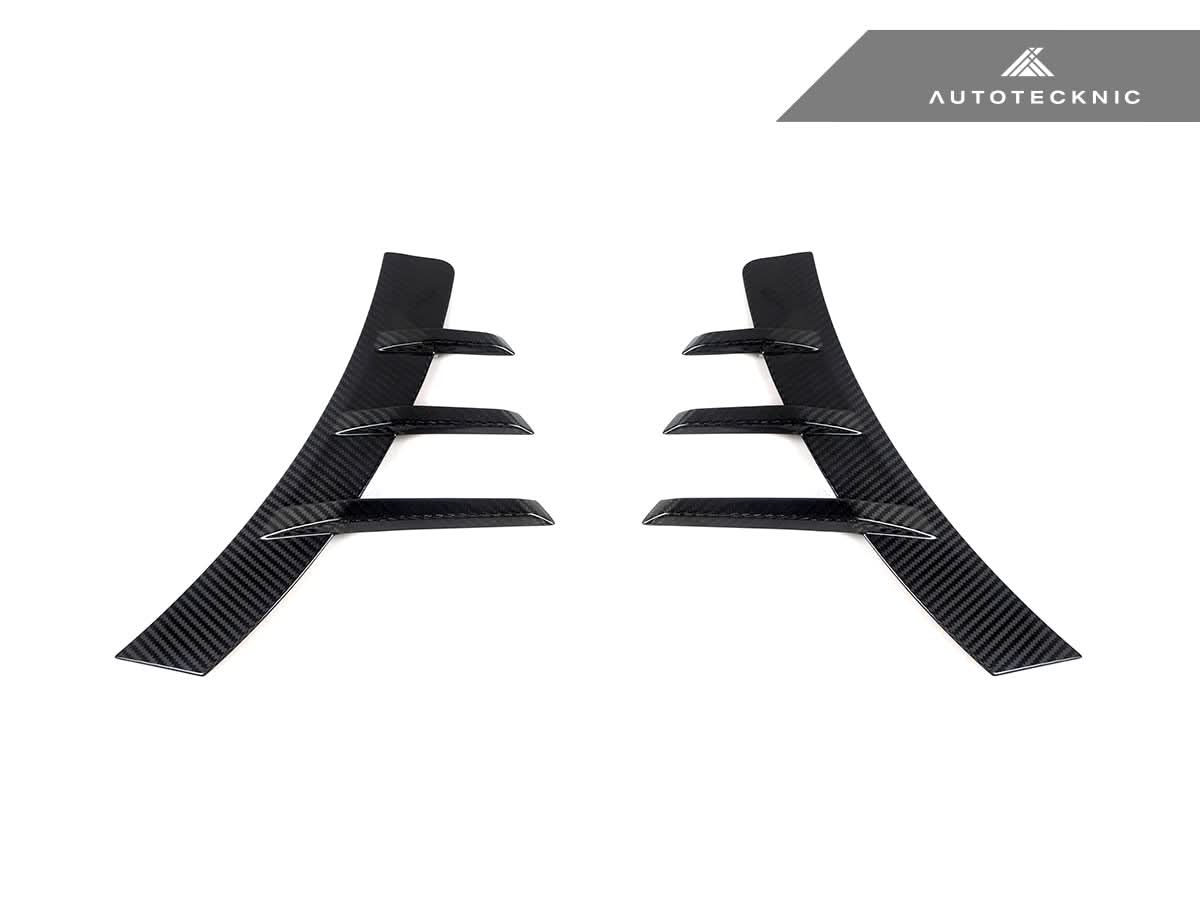 AutoTecknic Dry Carbon Rear Fender Arch Trim Set - BMW G87 M2