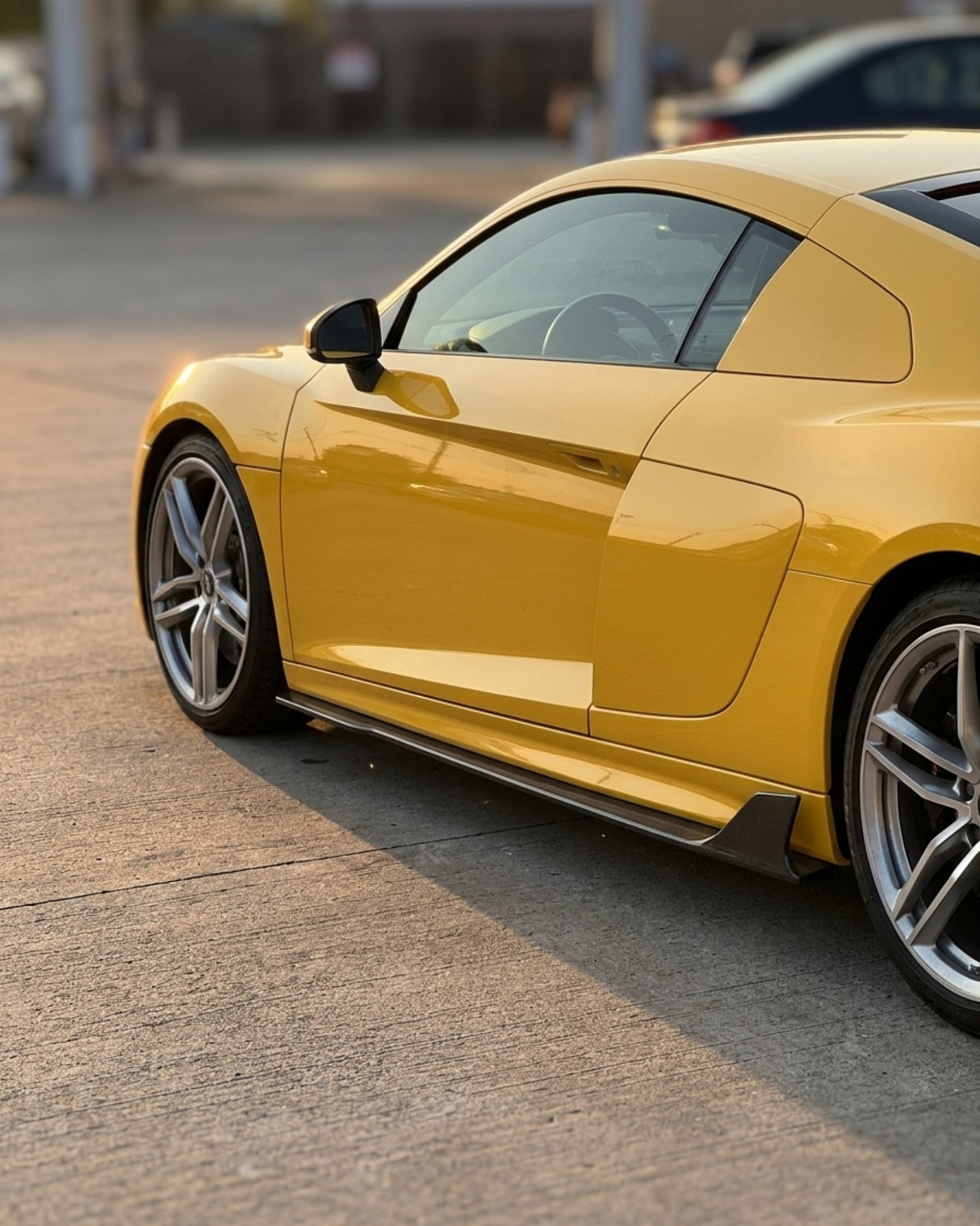 2017–2024 Audi R8 V10 / V10 GT Coupe 4S Gen 2 Side Skirts – Carbon Fiber