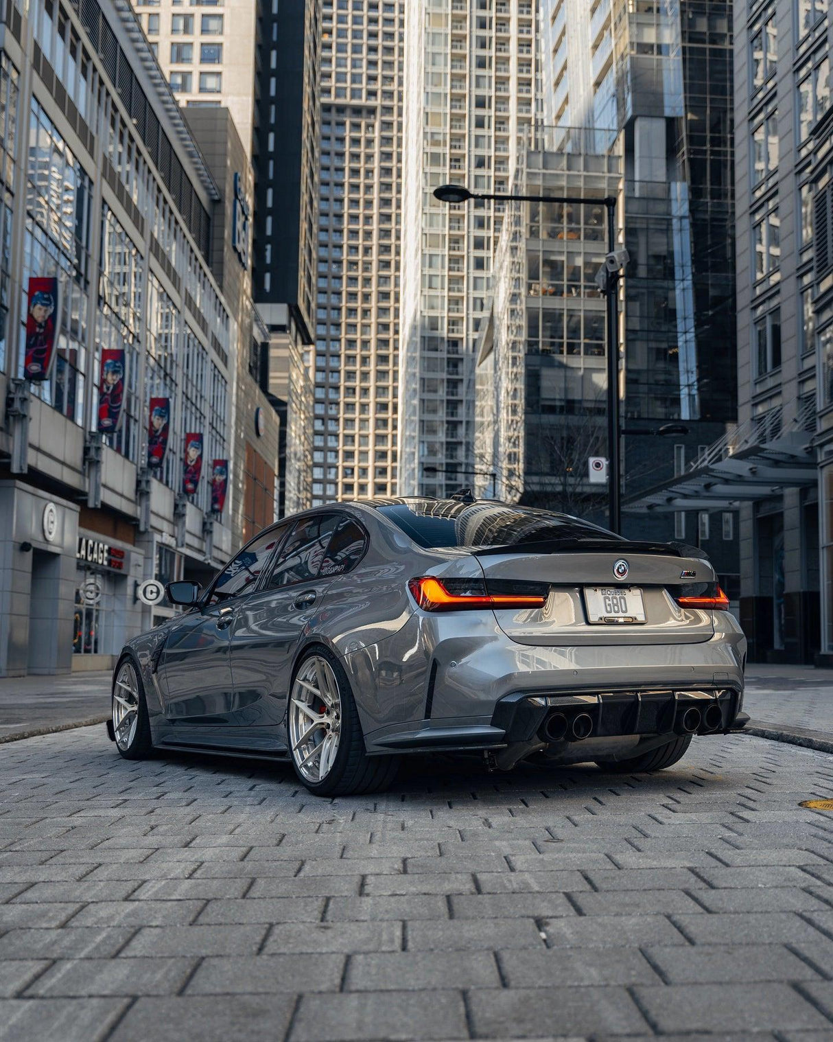 BMW 3 Series G80 M3 G82 G83 M4 Euro Version OE Style Carbon Fiber Rear Diffuser (2019 - 2024) - K2 Industries