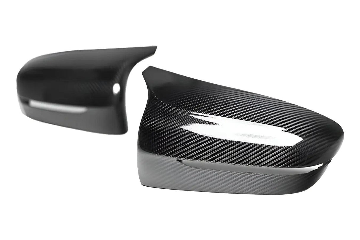 BMW 5 Series F90 M5 M Style Carbon Fiber Side Mirror Cover (2018+) - K2 Industries