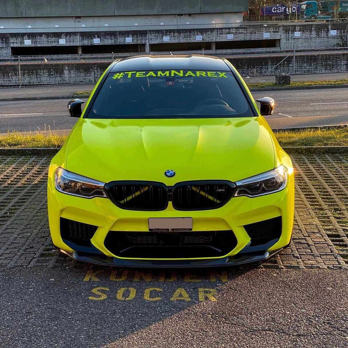 BMW 5 Series F90 M5 GTS Style Carbon Fiber Front Lip Splitter (2019 +) - K2 Industries