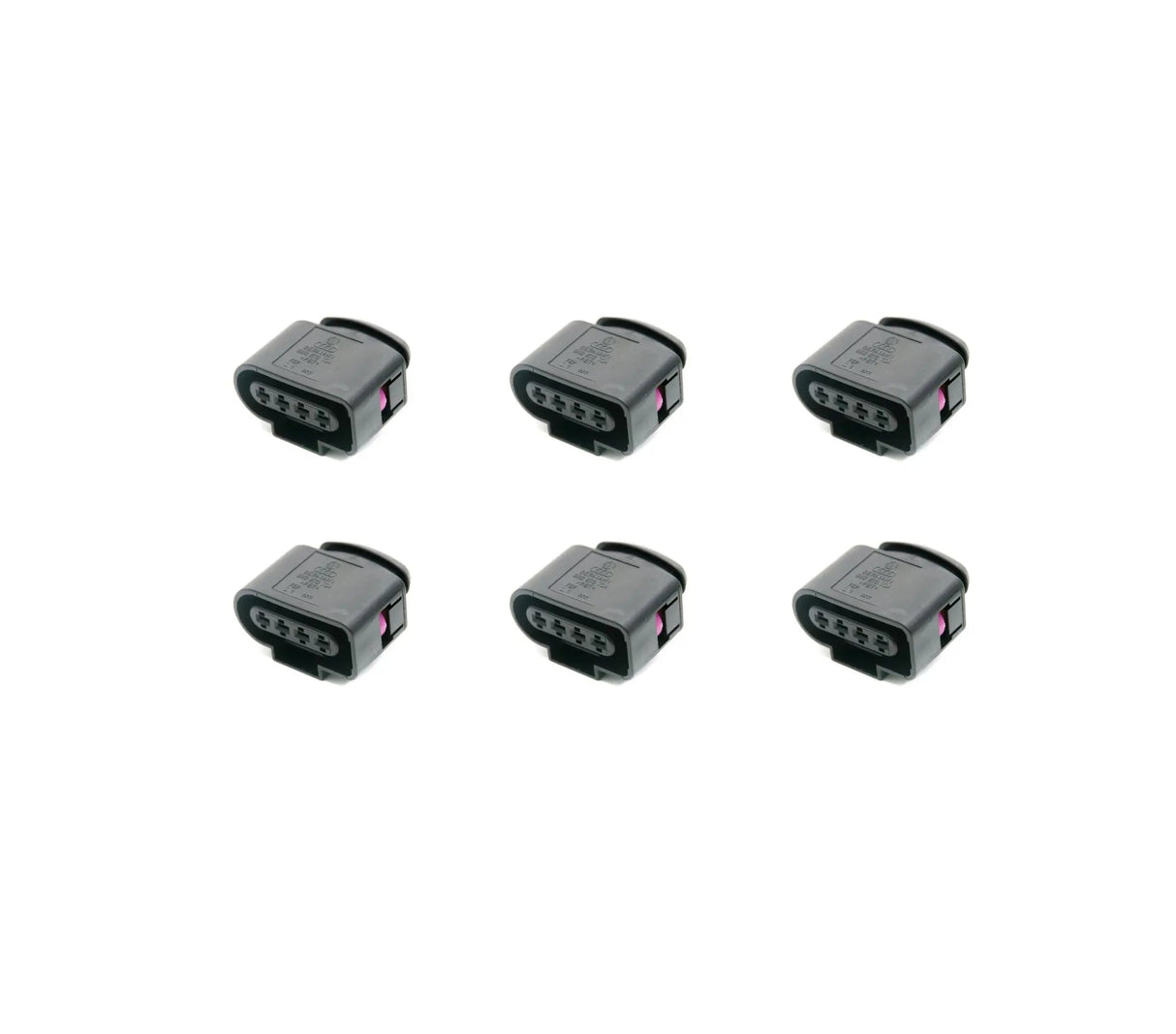 6x 8K0-973-724 Ignition Coil Connector Repair Plug Wiring Audi VW GTI Golf Jetta Passat