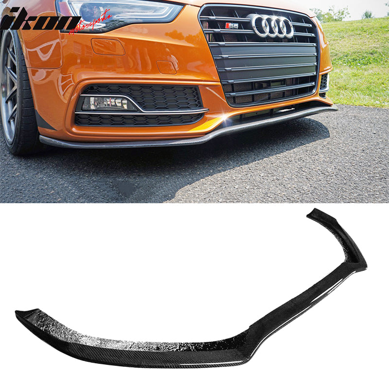 2013-2017 Audi S5 A5 S-Line JPM Front Bumper Lip Spoiler Carbon Fiber