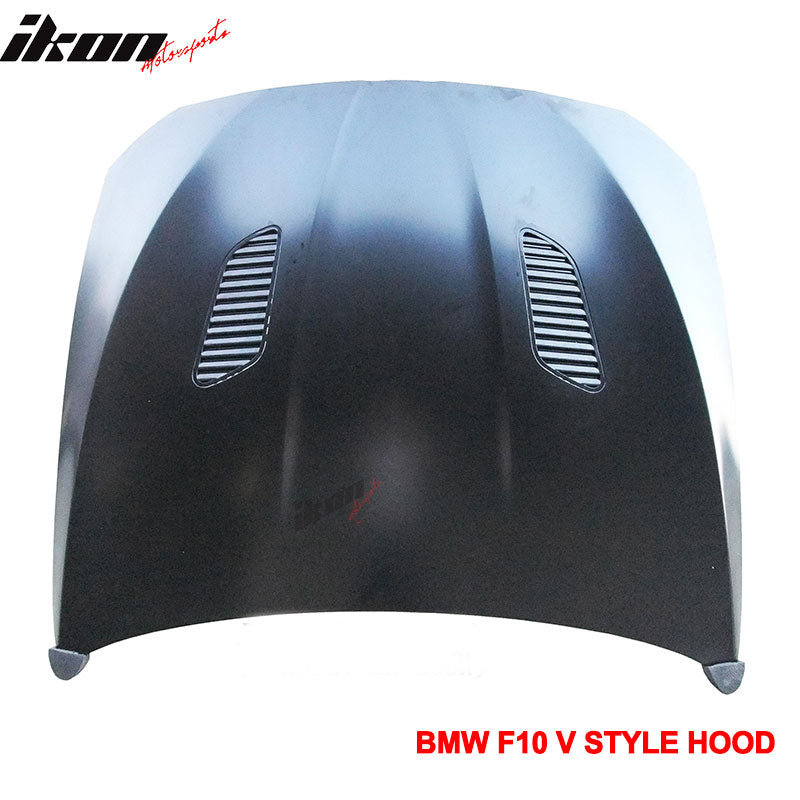 2011-2016 BMW F10 5 Series V Style Front Car Hood Bonnet Vent Aluminum