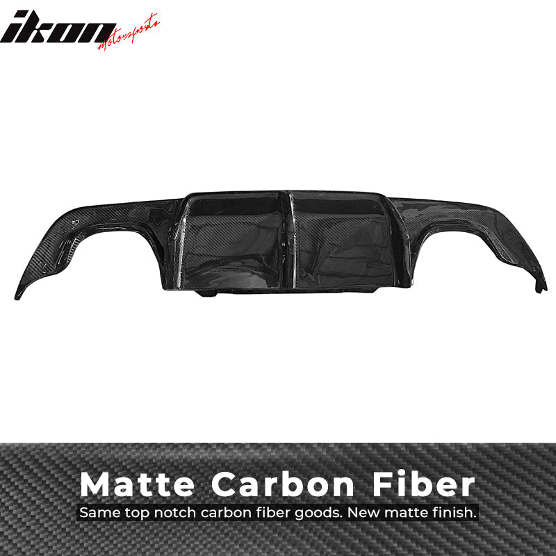 2004-2010 BMW E60 JPM Style Rear Bumper Diffuser Spoiler Carbon Fiber