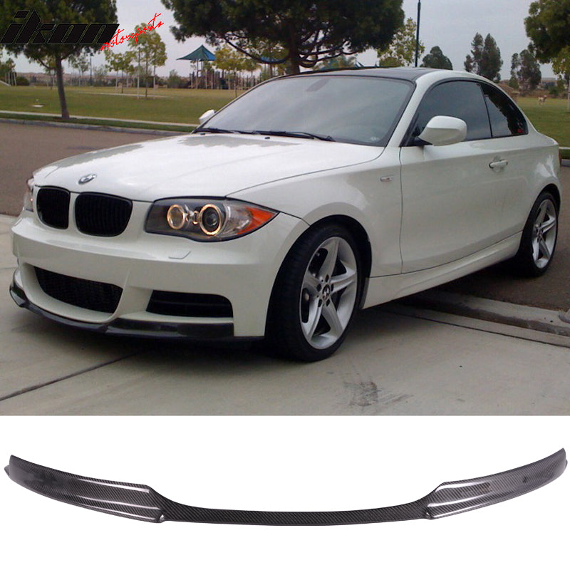 2008-2013 BMW E82 E88 MT M Sport Only Front Bumper Lip Carbon Fiber