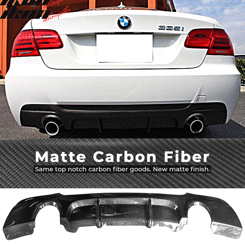 2007-2013 BMW E92 E93 M Sport P Rear Bumper Diffuser Carbon Fiber