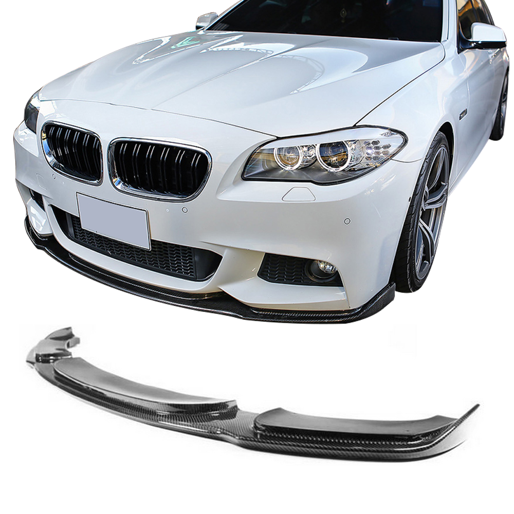 2011-2016 BMW F10 M Sport HM Front Bumper Lip Spoiler Carbon Fiber CF