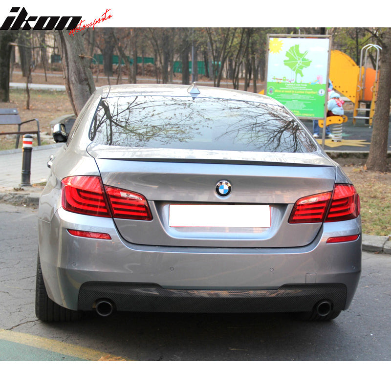 2011-2016 BMW F10 535 M Sport OE Rear Bumper Diffuser Carbon Fiber CF