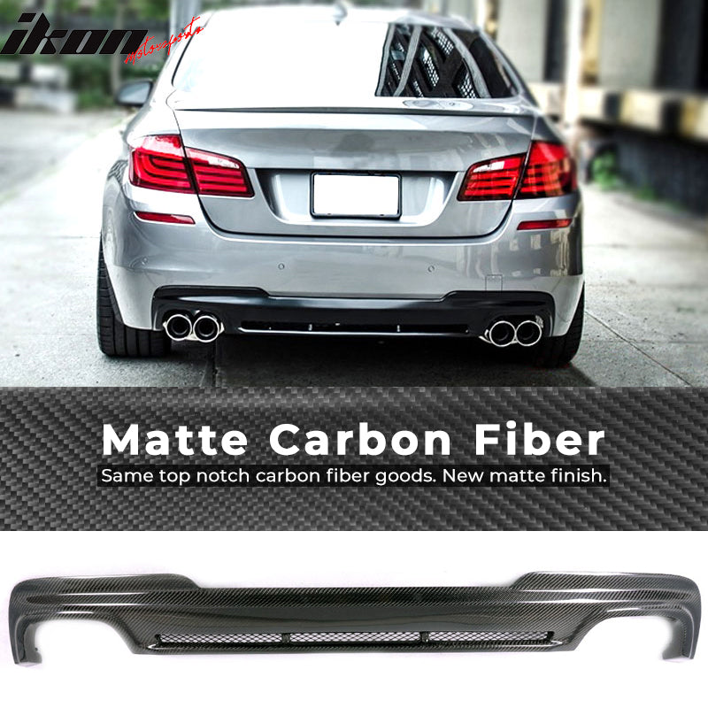 2011-2016 BMW F10 F11 MT M Sport HM Rear Bumper Diffuser Carbon Fiber