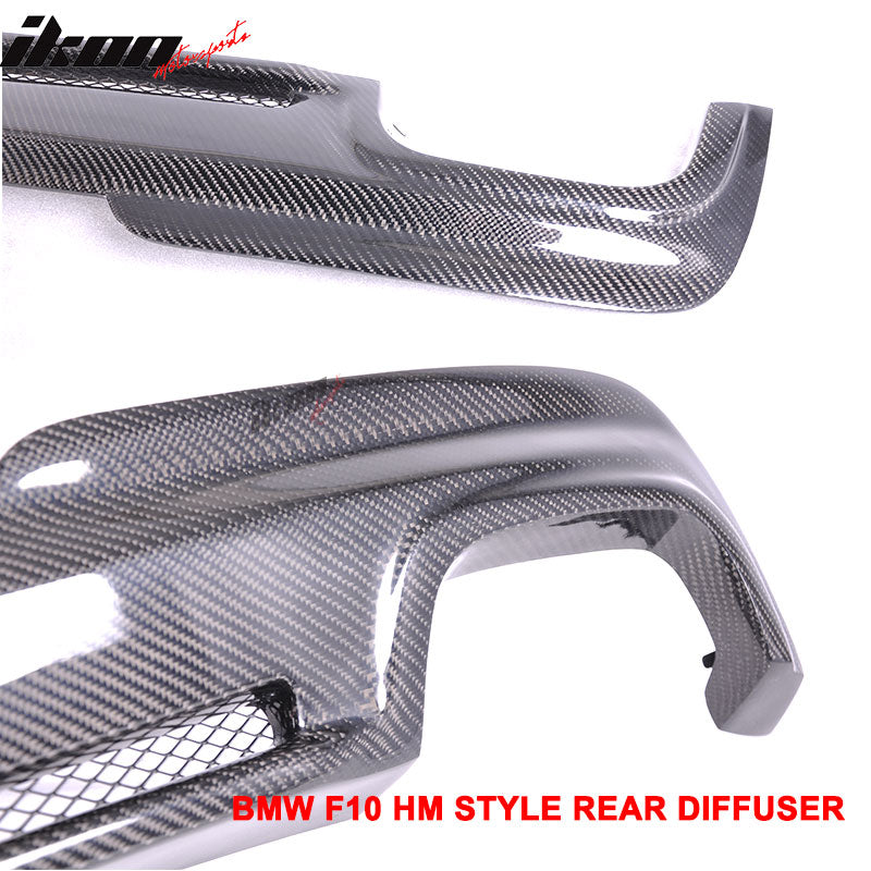 2011-2016 BMW F10 F11 MT M Sport HM Rear Bumper Diffuser Carbon Fiber