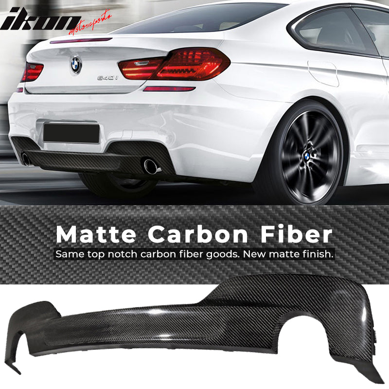 2012-2017 BMW F12 F13 640i MT M Sport OE Rear Diffuser Carbon Fiber CF