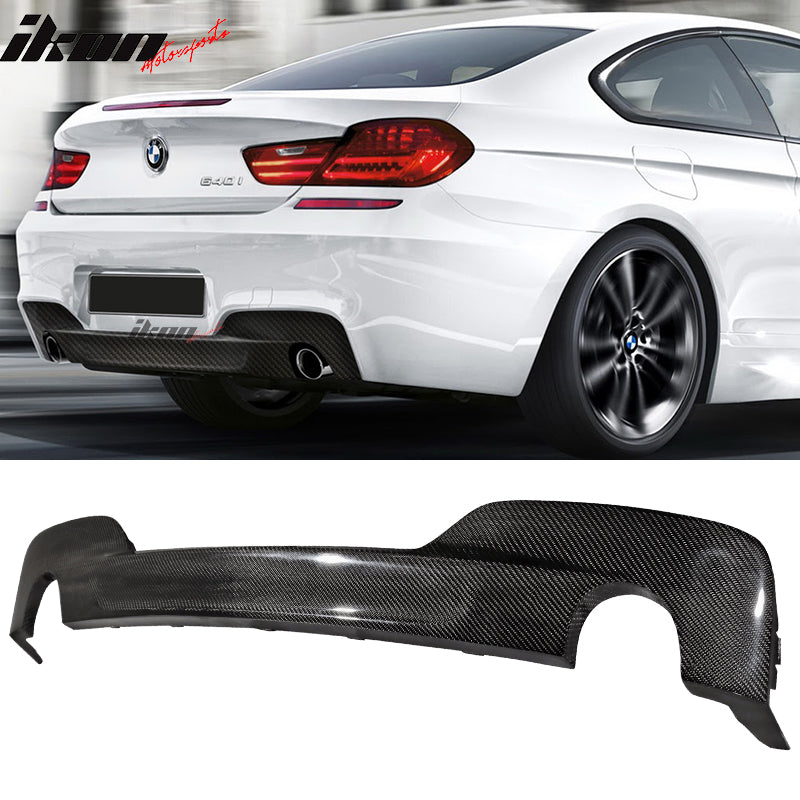 2012-2017 BMW F12 F13 640i MT M Sport OE Rear Diffuser Carbon Fiber CF
