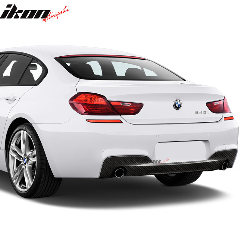 2012-2017 BMW F12 F13 640i MT M Sport OE Rear Diffuser Carbon Fiber CF
