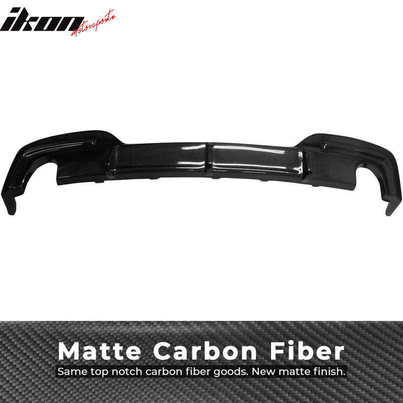 2012-2016 BMW F12 F13 F06 M Sport DP Rear Lip Diffuser Carbon Fiber CF