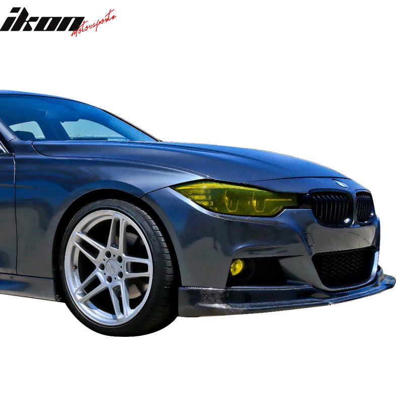 2012-2018 BMW F30 F31 M-Tech M Sport DP III Front Bumper Lip Carbon Fi