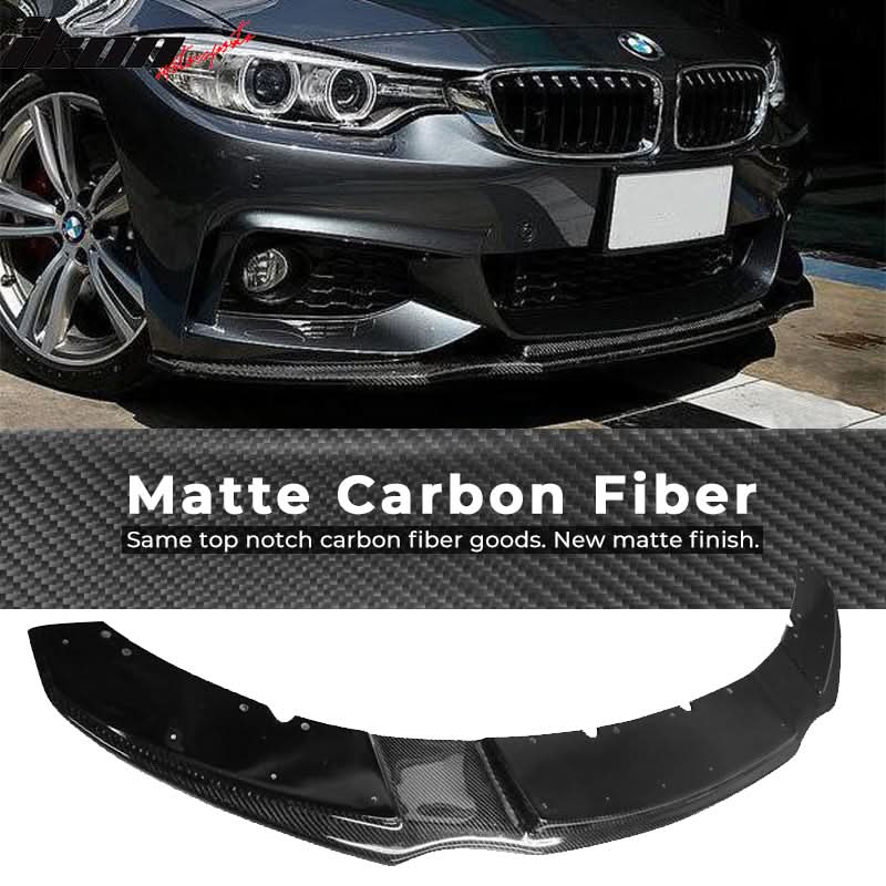 2014-2020 BMW F32 F33 F36 MT M-Sport PH Front Bumper Lip Carbon Fiber