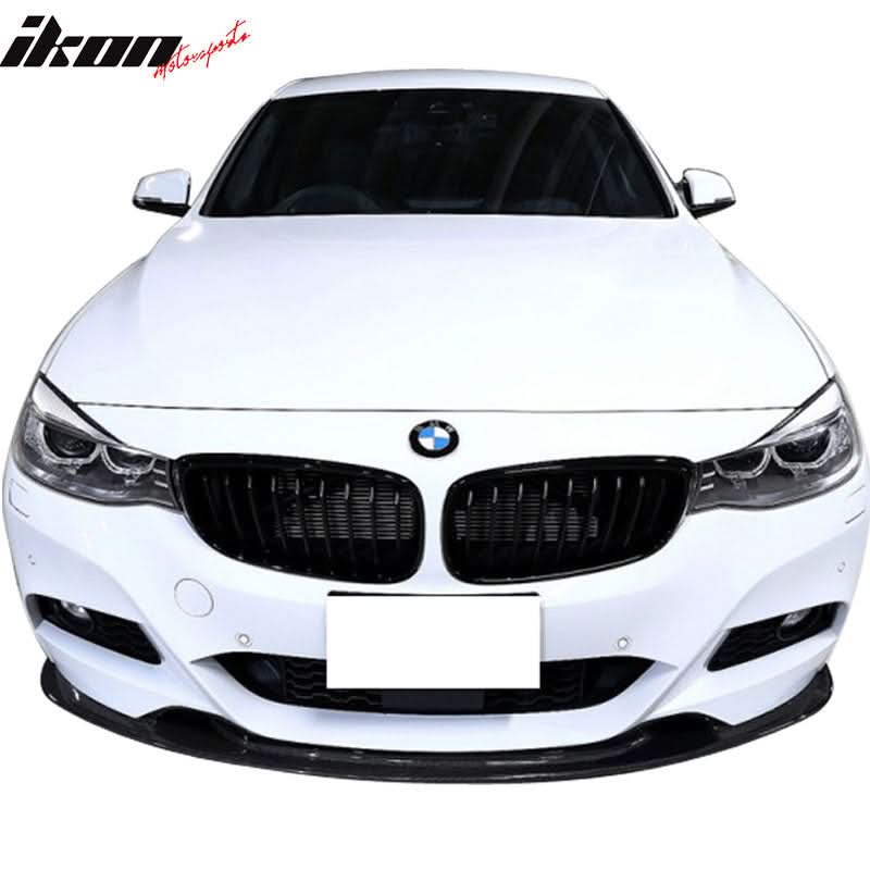 2014-2016 BMW F34 M Sport M-Tech 3D Front Bumper Lip Carbon Fiber CF