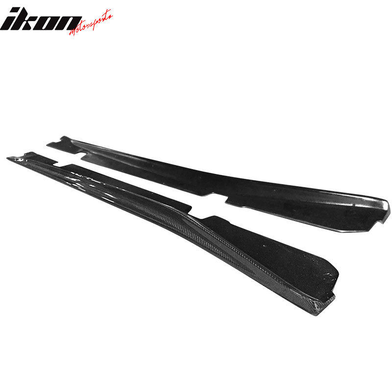 2014-2019 Chevrolet Corvette C7 ST Style Side Skirts Carbon Fiber CF