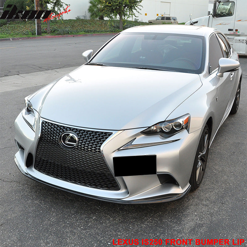 2014-2016 Lexus IS250 IS350 F-Sport SK Front Bumper Lip Carbon Fiber
