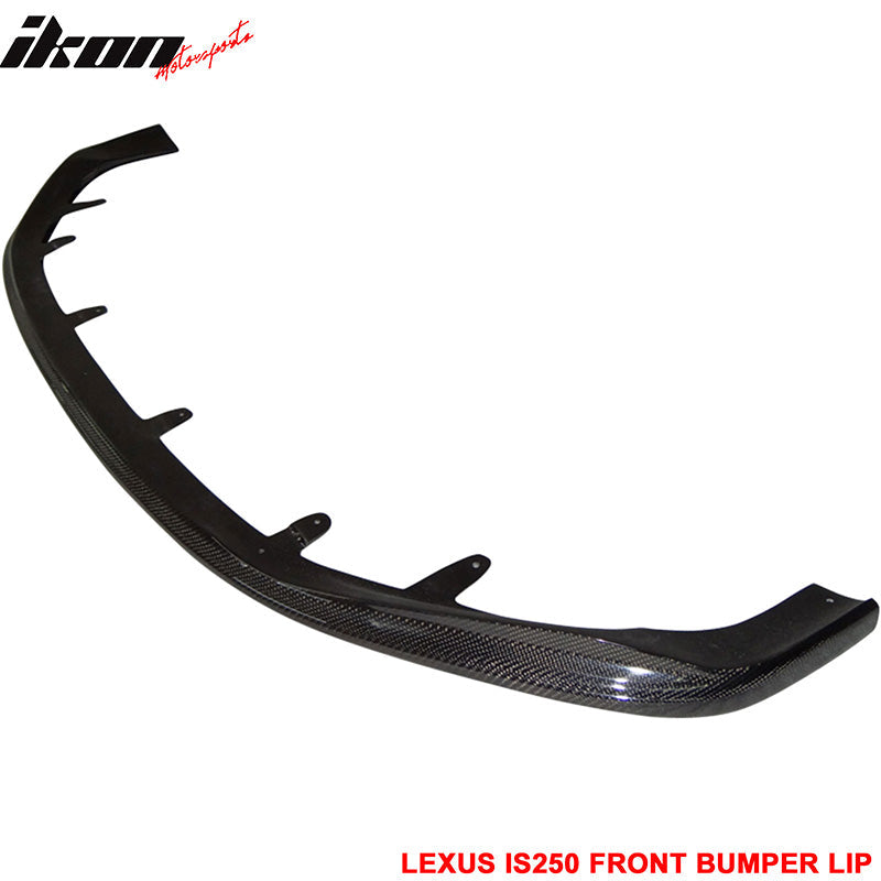 2014-2016 Lexus IS250 IS350 F-Sport SK Front Bumper Lip Carbon Fiber