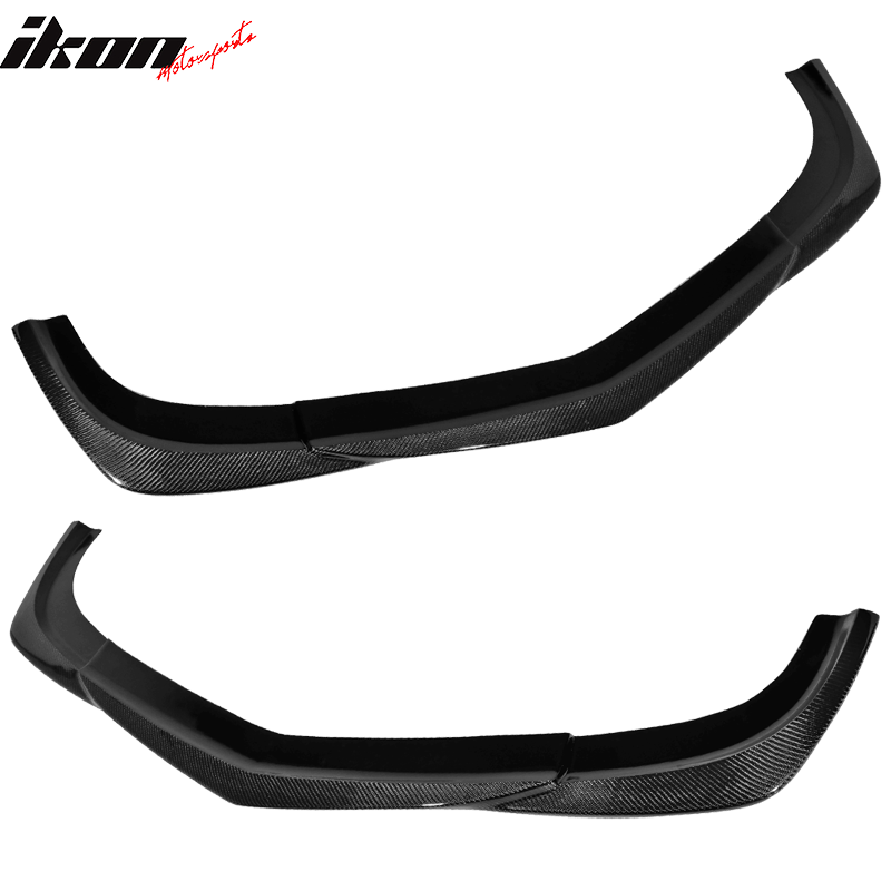 2012-2015 Benz W204 C63 AMG GH Style Front Bumper Lip Carbon Fiber CF