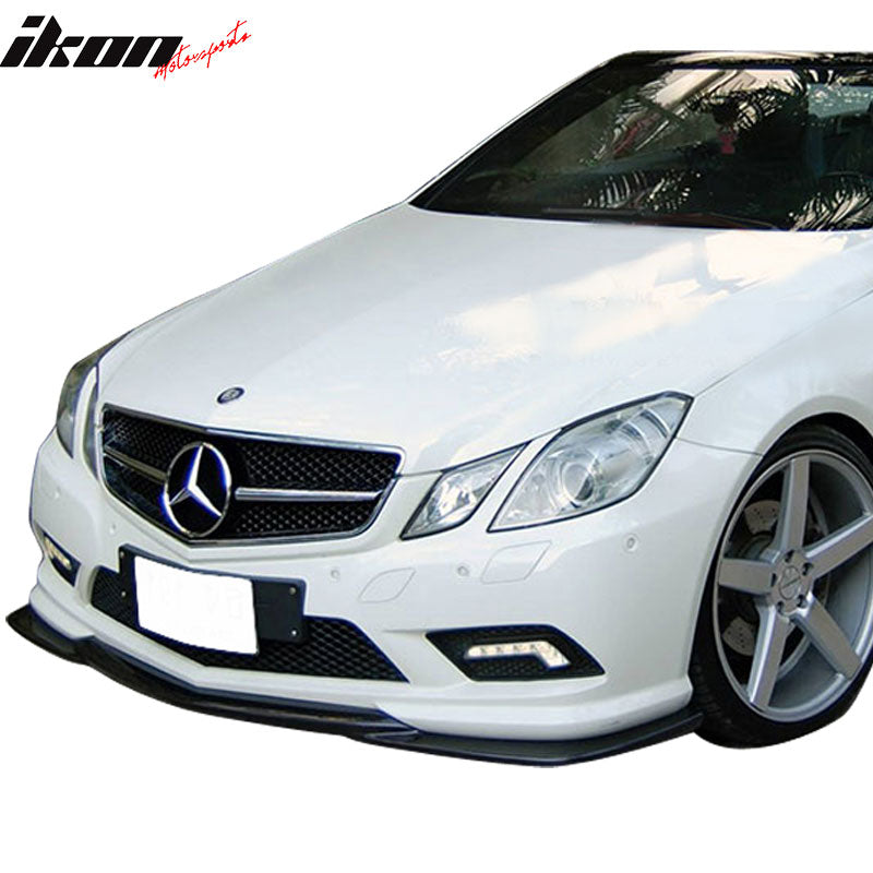 2009-2013 Benz W207 GH Style Front Bumper Lip Carbon Fiber