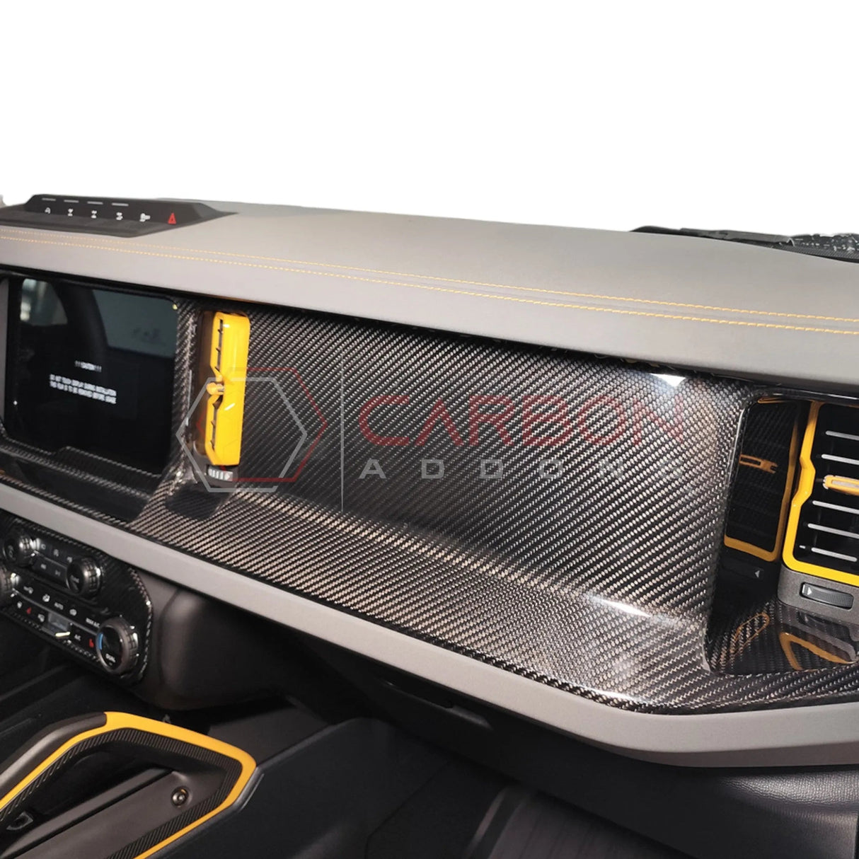 2021+ Bronco Real Carbon Fiber Dashboard Cover