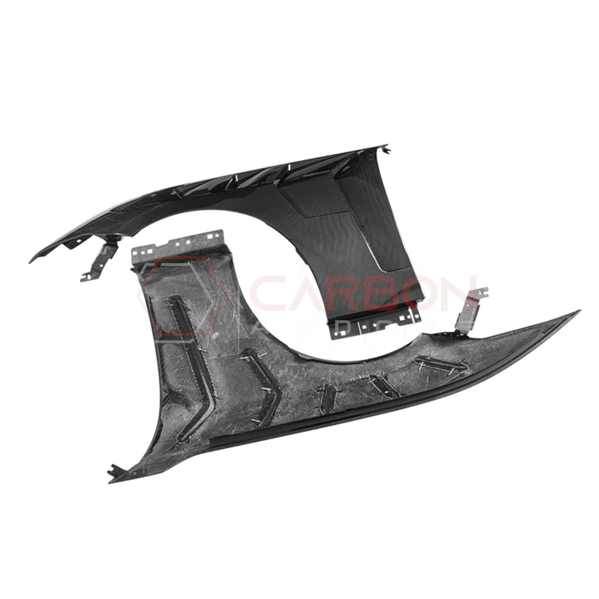2024+ S650 Mustang GTD Style Carbon Fiber Fenders | V1
