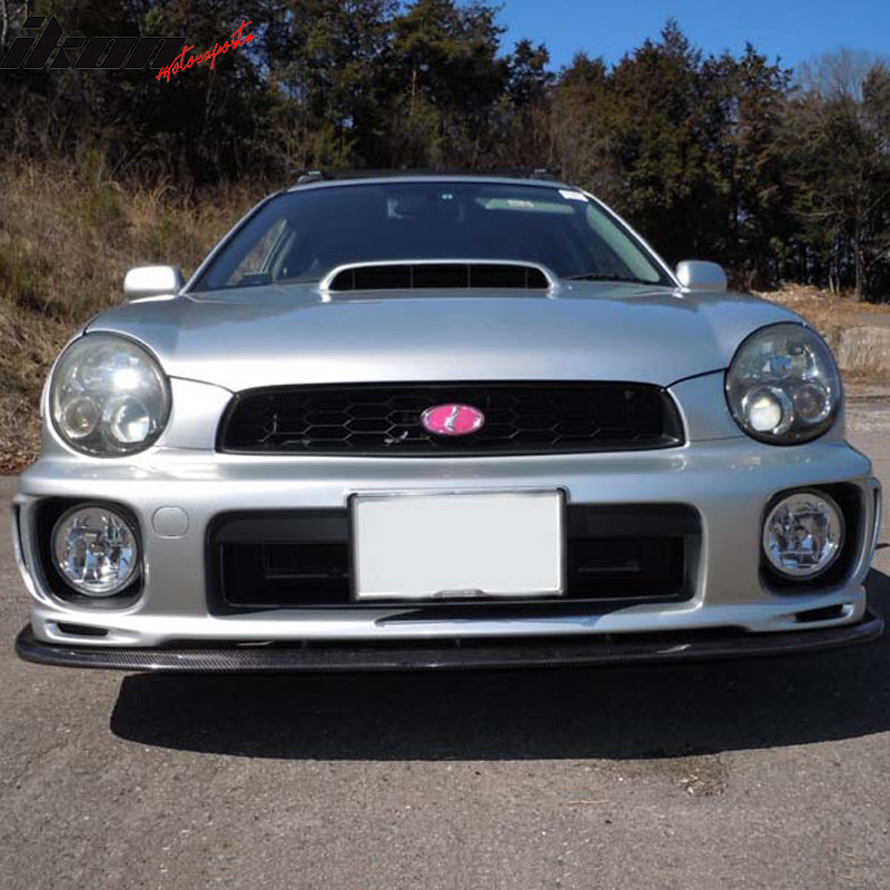 2001-2002 Subaru WRX STI DP Style Front Bumper Lip Carbon Fiber