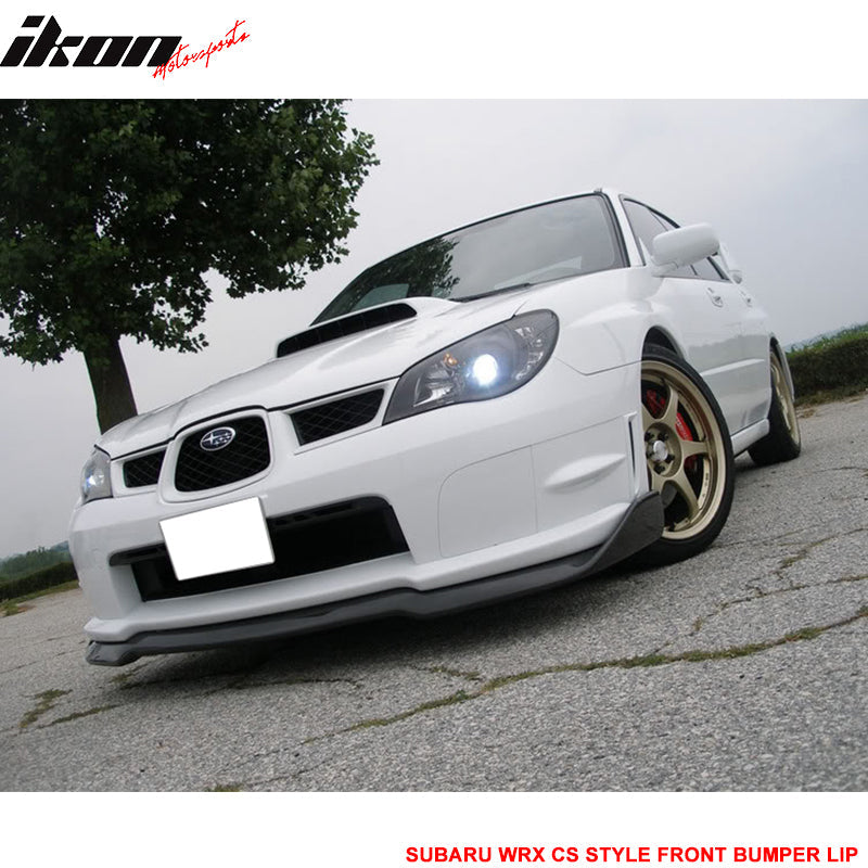 2006-2007 Subaru Impreza WRX STI CS Style Front Lip Carbon Fiber