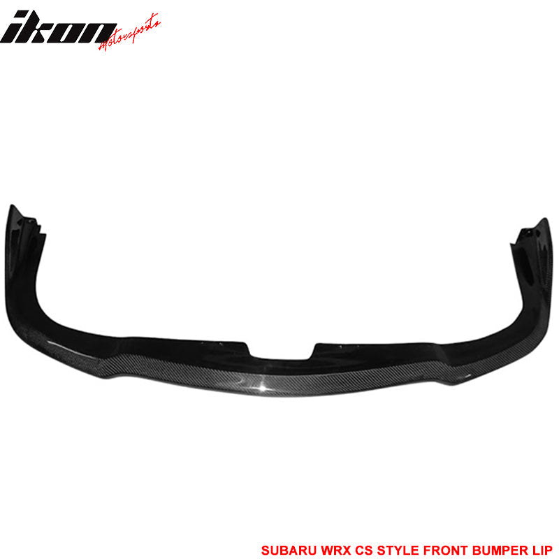 2006-2007 Subaru Impreza WRX STI CS Style Front Lip Carbon Fiber