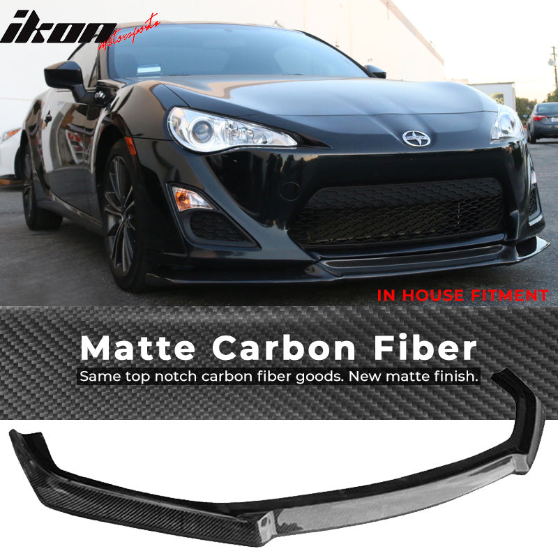 2013-2016 Scion FRS GT86 CS Style Front Bumper Lip Carbon Fiber