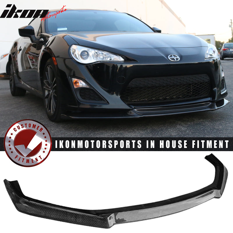 2013-2016 Scion FRS GT86 CS Style Front Bumper Lip Carbon Fiber